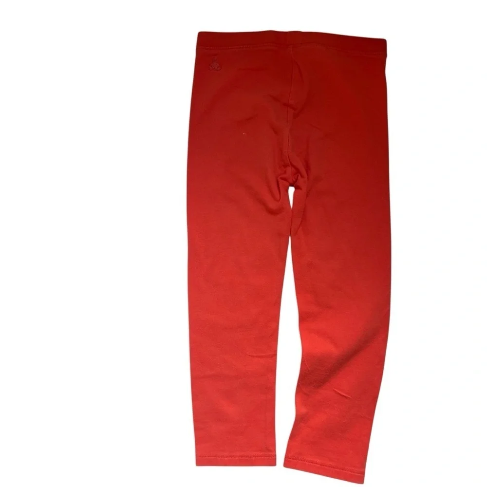 GAP Kids Girls Solid Orange Leggings-Size 4